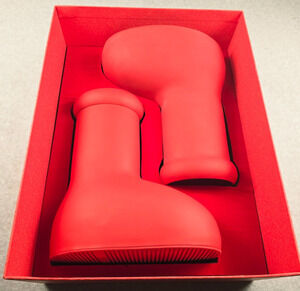 MSCHF Big Red Boot Red TPU Shell Mens Size 10 US 44 EUR MSCHF010 Original Box